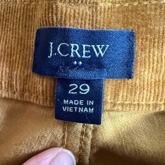 J. Crew Factory Corduroy full-length essential straight pant Brown 29 Academia - Picture 5 of 10
